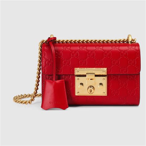 gucci padlock signature red|Handbags for Women .